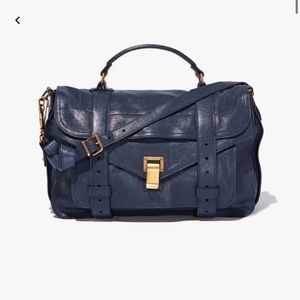 Proenza Schouler PS1 Medium Bag in Navy
